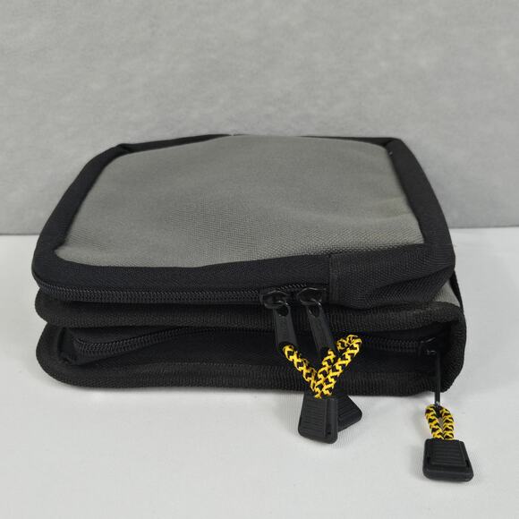 DVD/CD Soft Canvas Zippered Storage Case Soft Sleeve Holder for 24 DVD's or CD's - Picture 6 of 9